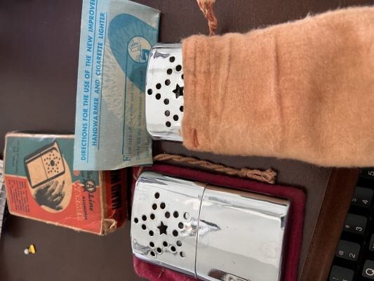 Vintage reusable hand warmers