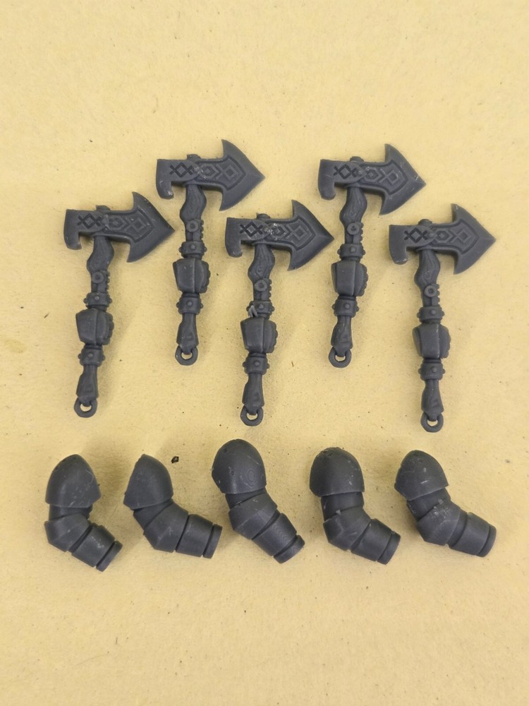 Space Wolves Axes - BITS MULTILISTING - Greytide Studio - Primal Hounds