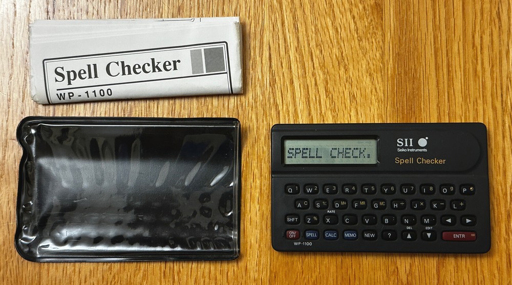 Seiko Instruments SII Spell Checker WP 1100
