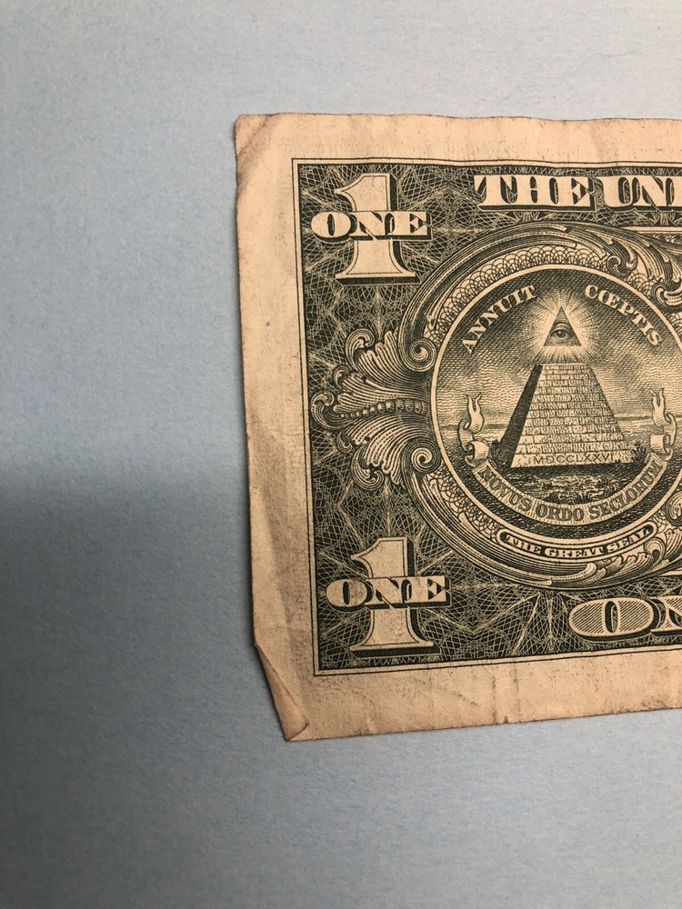 FANCY SERIAL NUMBER - 50000555 Binary - 2017 $1 CIRCULATED BILL