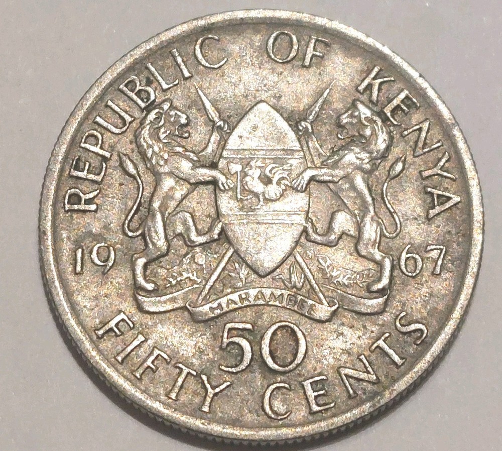 Coin Kenya: 50 Cent 1967
