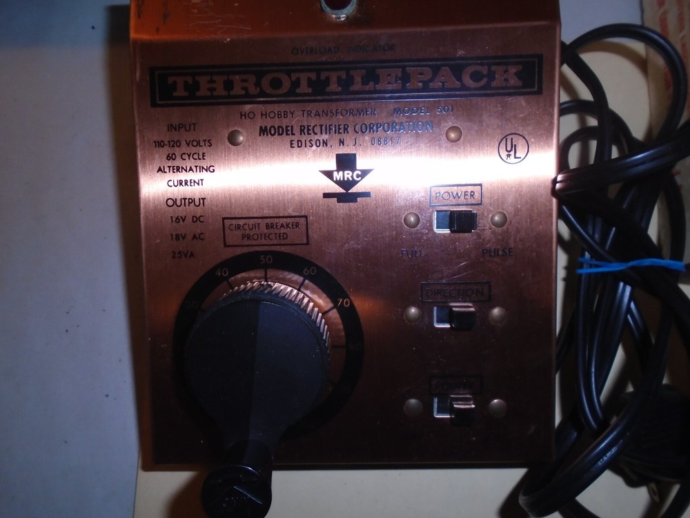 MRC MODEL 501 THROTTLE PACK WITH PULSE FEATURE HO