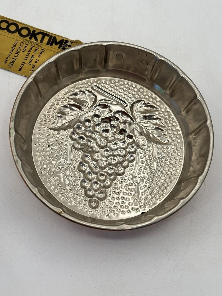Copperware Mold Cookware Or Decorative Piece By Cooktime Grape Cluster