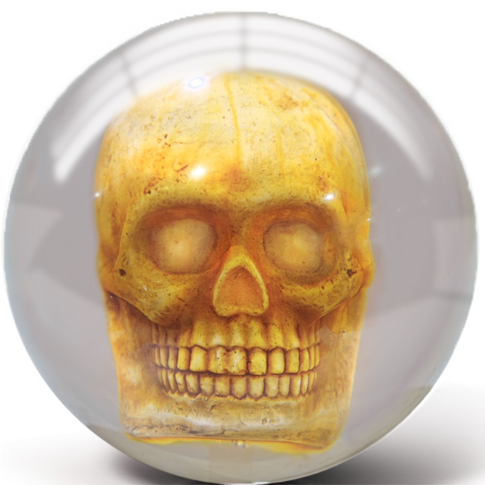 Pyramid Clear Skull Bowling Ball