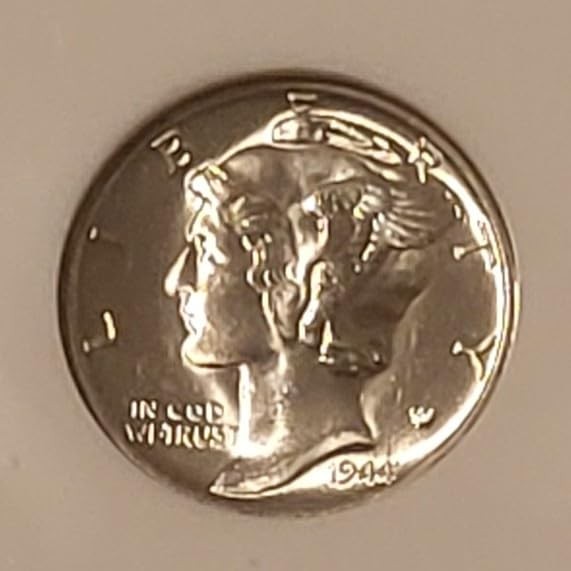 1944 Mercury Dime MS67 NGC Blast White