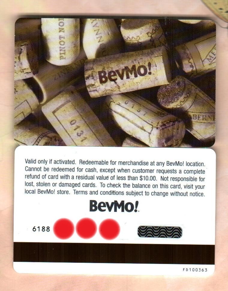 BEVMO Wine Bottle Corks ( 2020 ) Gift Card ( $0)