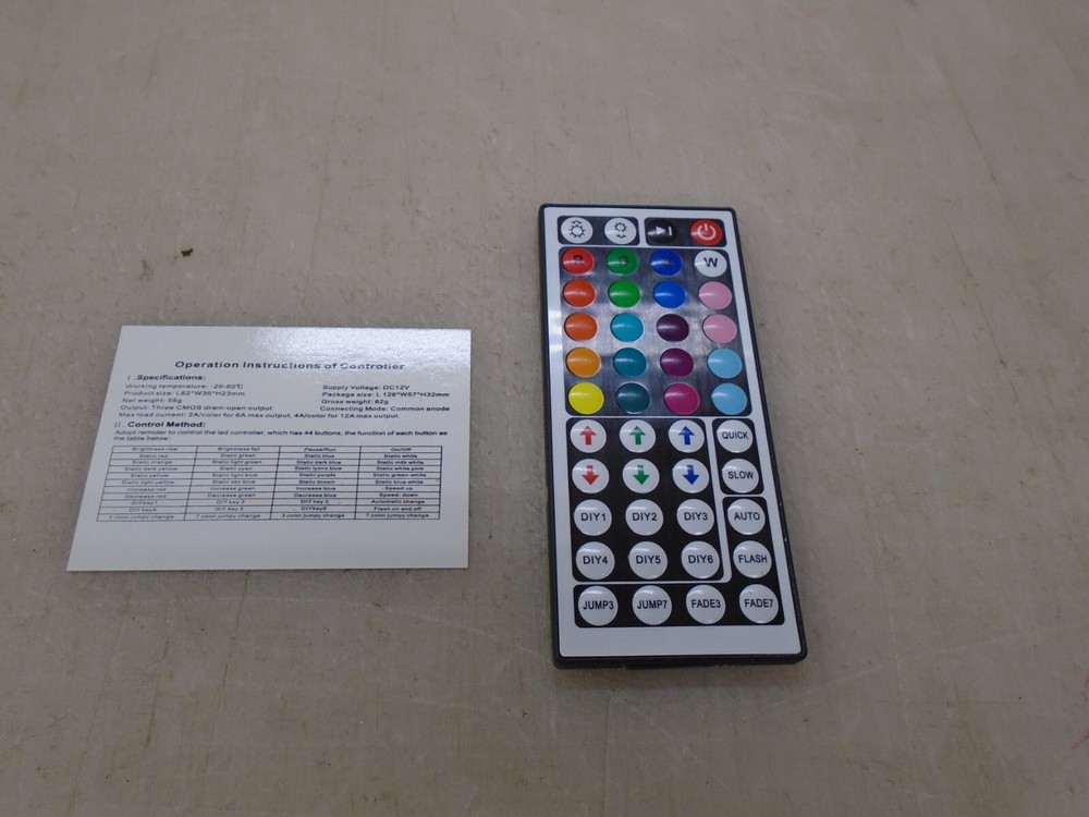 44 button replacement remote for LED Display lighted sign