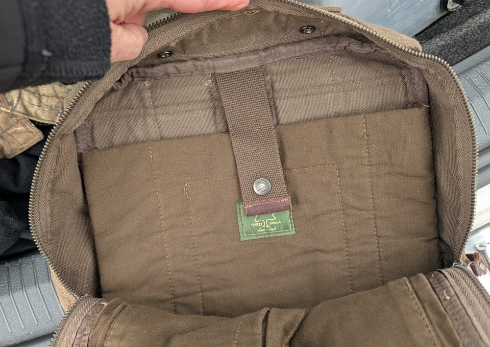 TSD Brand Ridge Valley Canvas Backpack