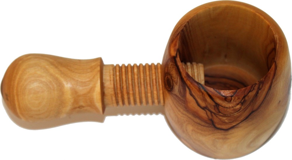 Nut Cracker Handcrafted from olive wood ( 5.5 inches long)