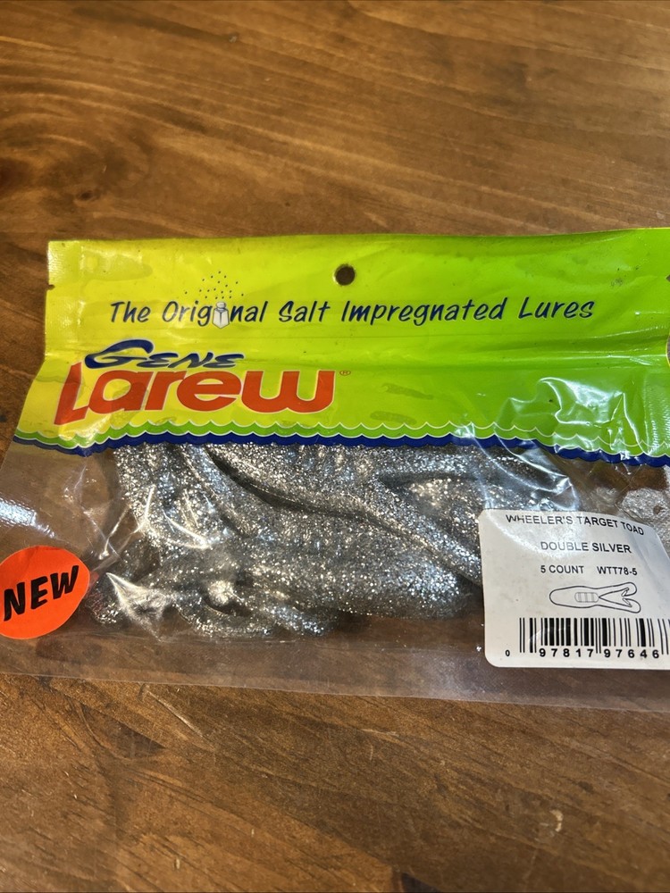 Gene Larew Wheeler Target Toad - Double Silver