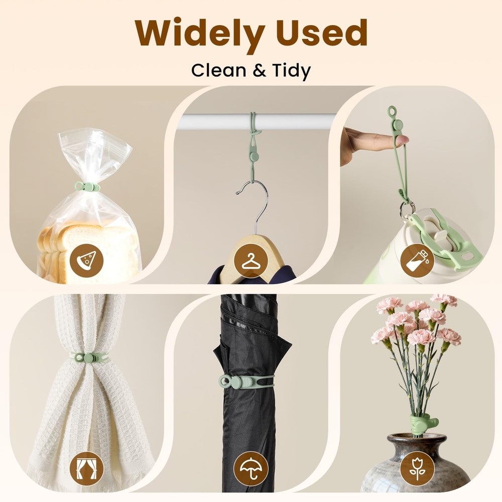 30 Pcs Silicone Cable Ties, Reusable Data 4.1 Inch, 30pcs-multicolor