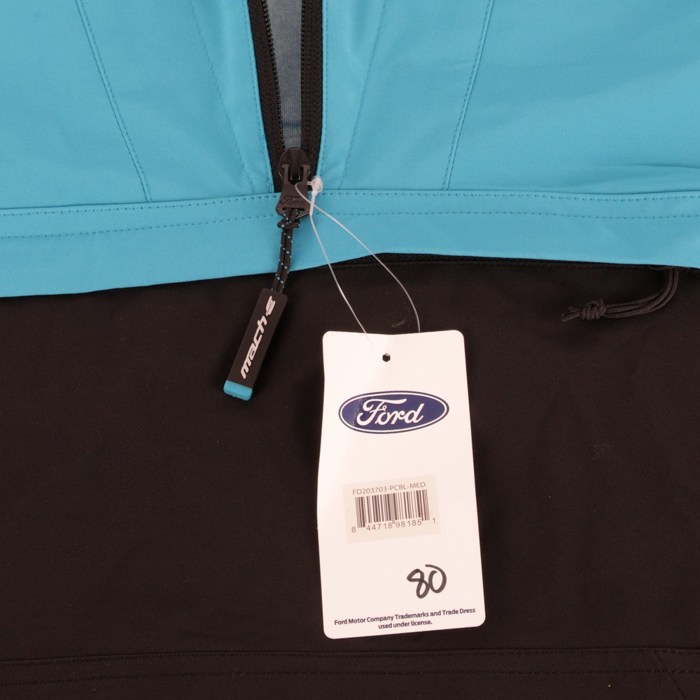 Ford Mustang Mach-E Blue Quarter Zip Jacket Medium