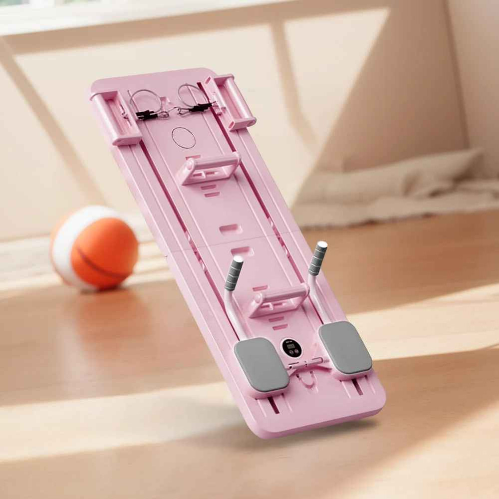 Gym Abdominal Exercise Board Foldable With Timer Board Portable Pilates 5-in-1
