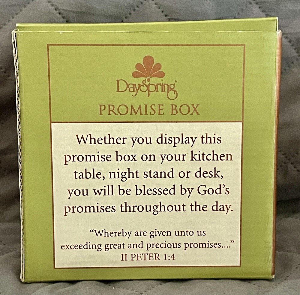 DAYSTRING PROMISE BOX - 60 Scriptural Promises for Encouragement & Inspiration