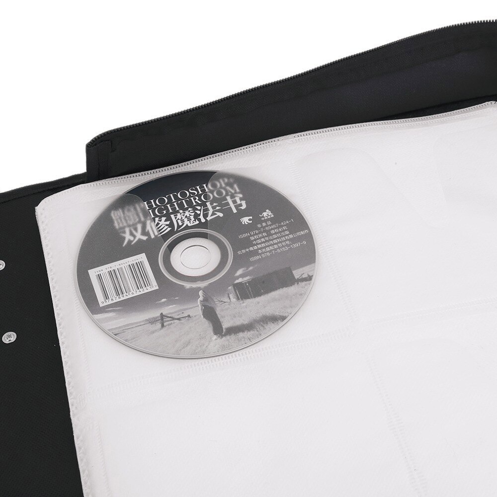 2 Pack 520 Capacity DVD Binder Case CD Wallets Storage Organizer Holder Booklet