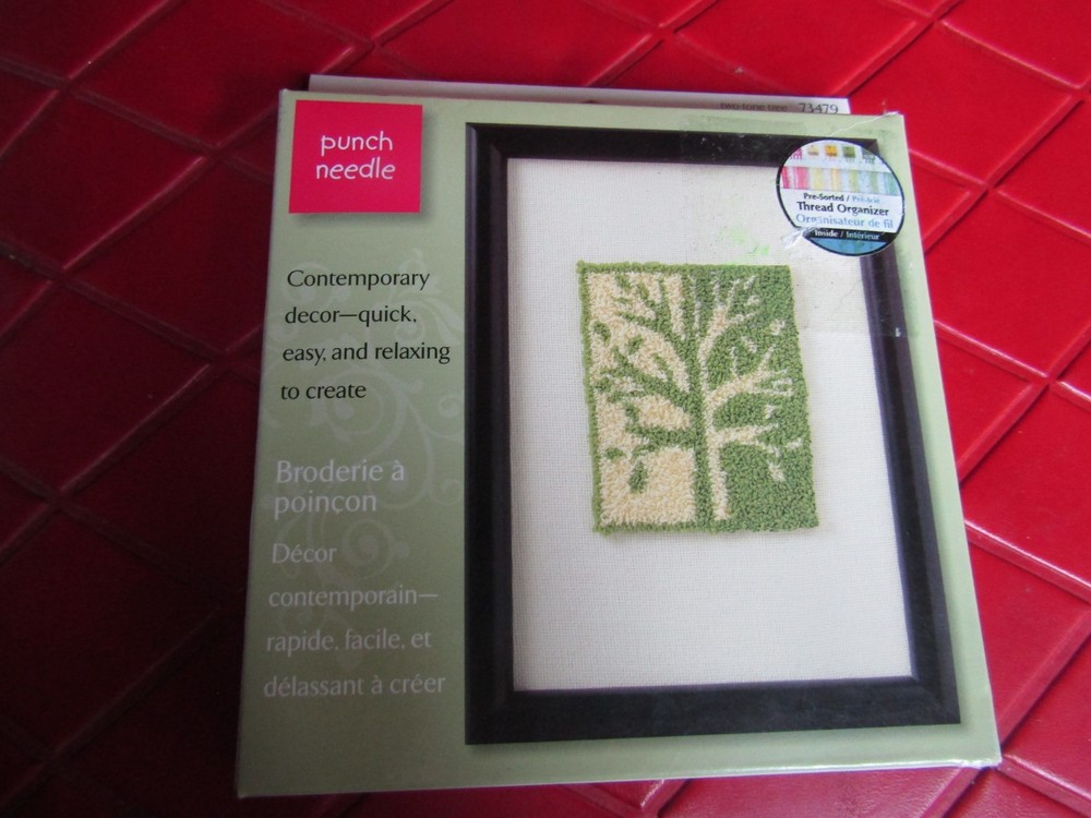Dimensions TWO TONE TREE Punch Needle KIT