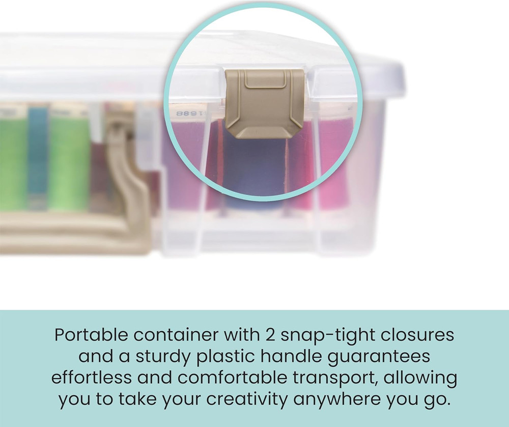 Super Satchel Thread Box - Versatile Thread Storage for Sewing, Embroidery, and