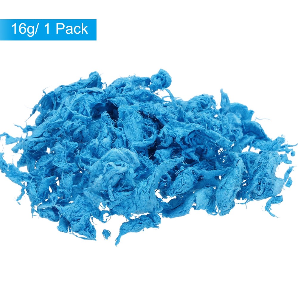 16g Dehydrated Paper Making Pulp, 1 Pack Paper Making Material, Sky Blue