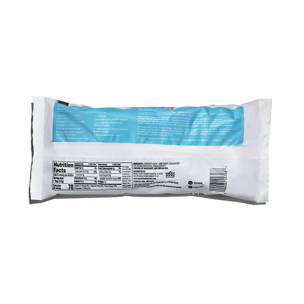 , Dark Chocolate Baking Chunks, 12 Ounce