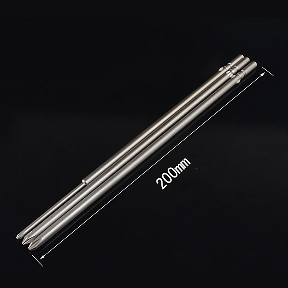 10x PH00-2 Phillips Head Screwdriver Bits High Torque Insert Driver Round Shank