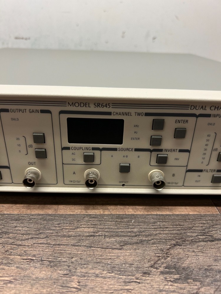Stanford Research SR645 dual high-pass Programmable Filter
