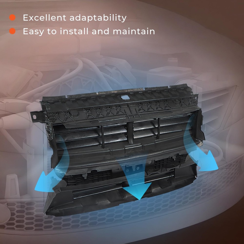 Front Radiator Shutter Assembly Replacement for Ford Escape 2017-2020 GV4Z8475A