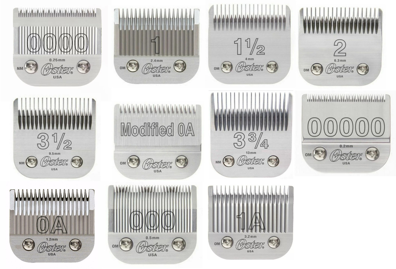 Oster 76 Detachable Clipper Replacement Blades Fits Titan, 76, 10, 1, Octane