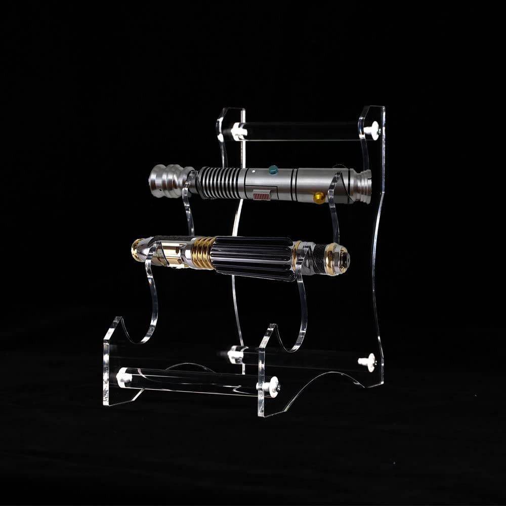 Acrylic Desktop Lightsaber Stand, 3-Tier Horizontal Stepped Display Rack for ...