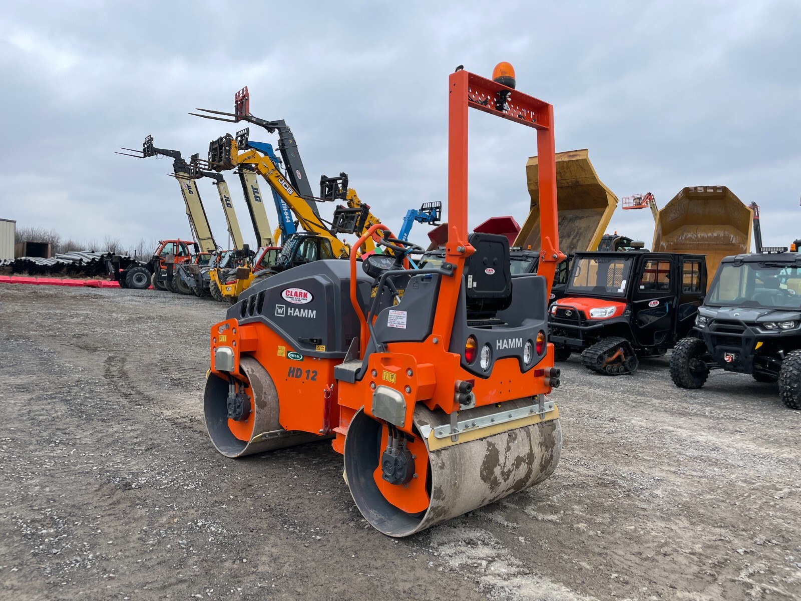 2023 HAMM HD12 VV 47" Double Drum Vibratory Ride On Roller Compactor