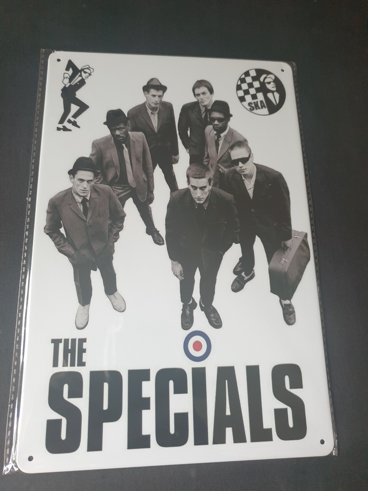 The Specials Target Metal Sign Plaque Ska/Mods poster Retro Garage Shed