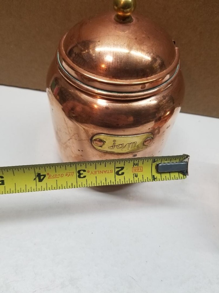 Very Rare KOREAN Copper Jam Jar - good condition