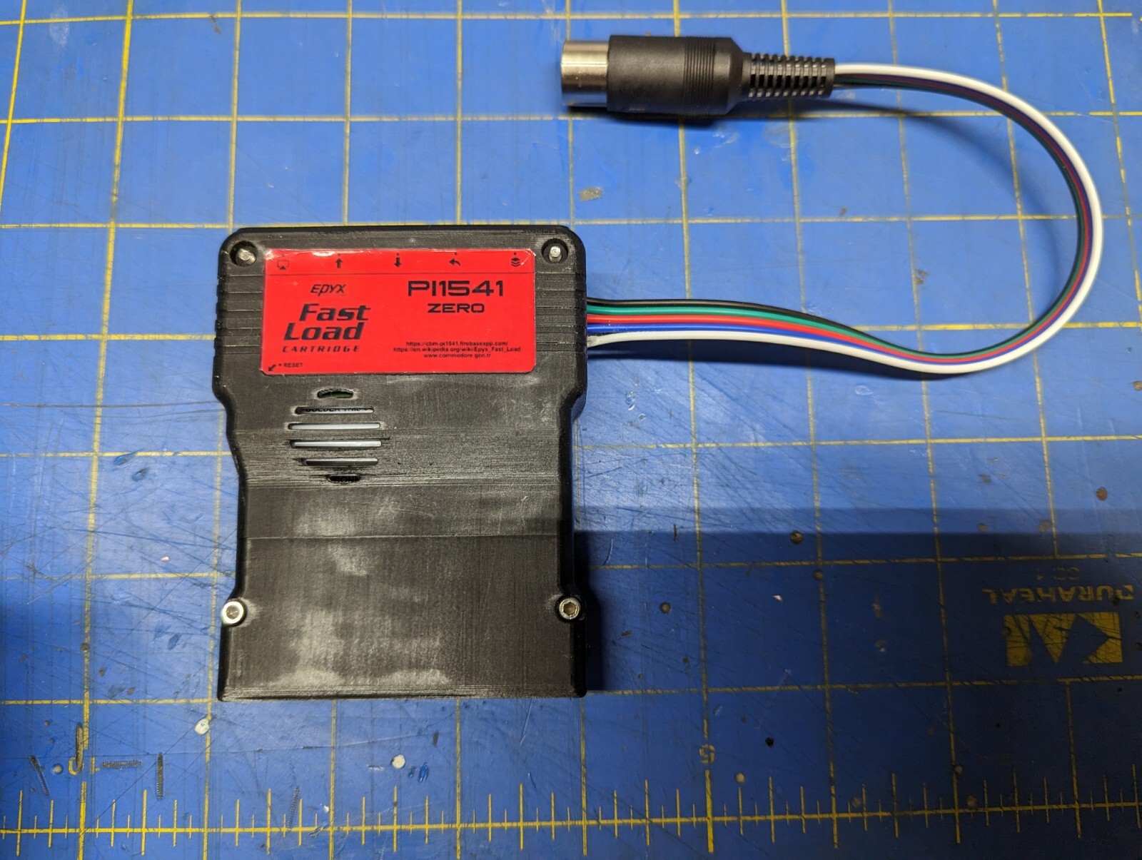 Pi1541 Zero with Epyx Fastload Hat, Case & 16gb SD for Commodore 64 and 128