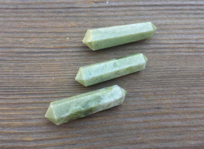 VASONITE DOUBLE TERMINATED GEMSTONE CRYSTAL PENCIL POINT (ONE)