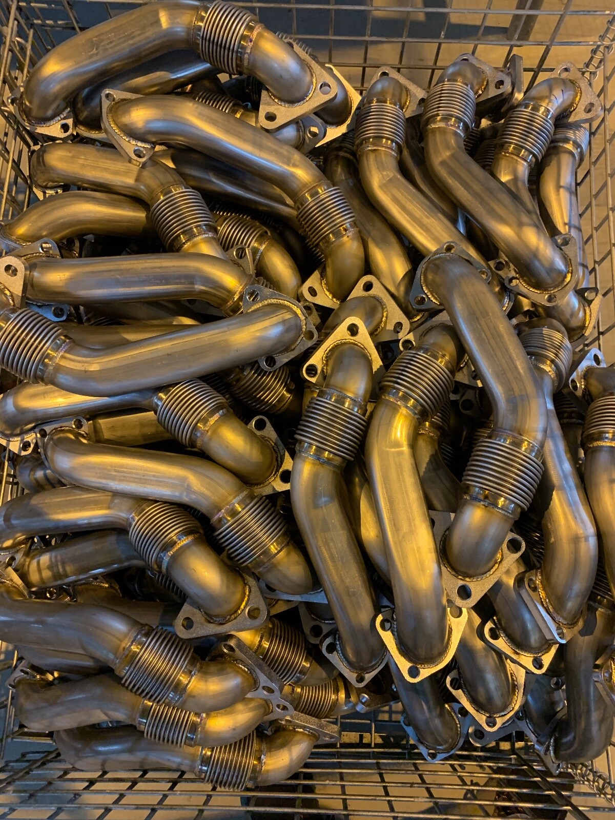 6.6L Duramax Heavy Duty Upgraded 304SS Up Pipes W/ Gaskets For 01-16 GMC Chevy