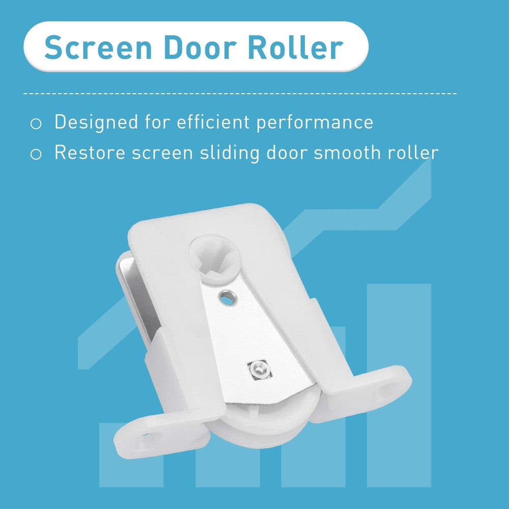 Sliding Screen Door Rollers Replacement Kit Fit for Andersen Part #1274104 (B...