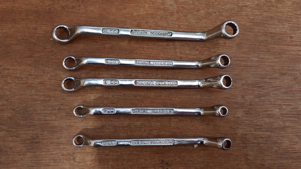5 vintage Gordon Metric Ring Spanners