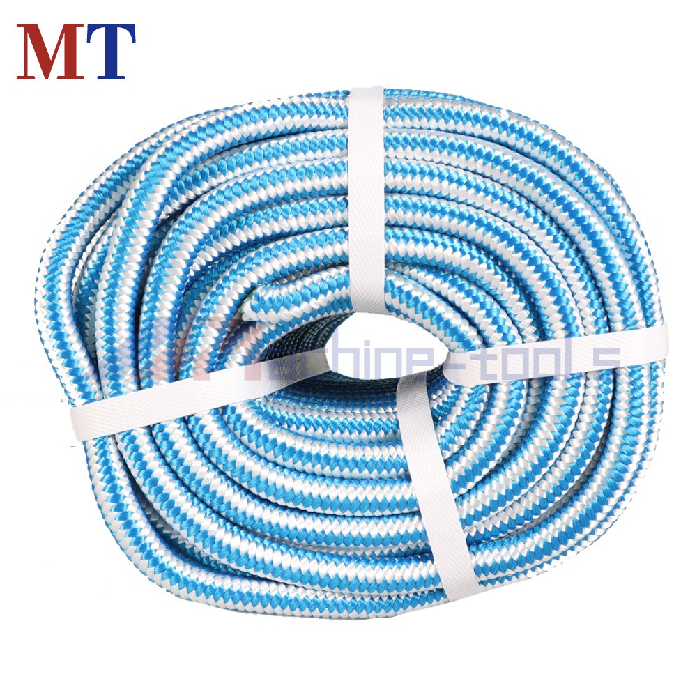 1/2" × 150' Arborist Tree Rope 16 Strand Braided Nylon Core Polyester