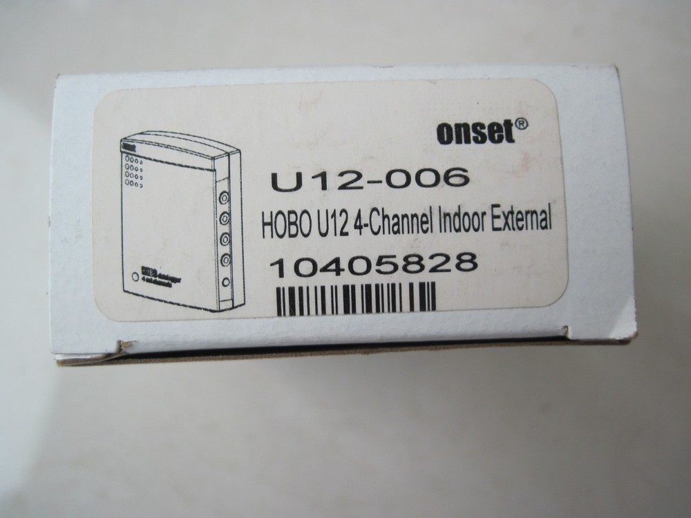 Onset Hobo U12-006 4-External Channel Data Logger USB Data Acquisition Logger