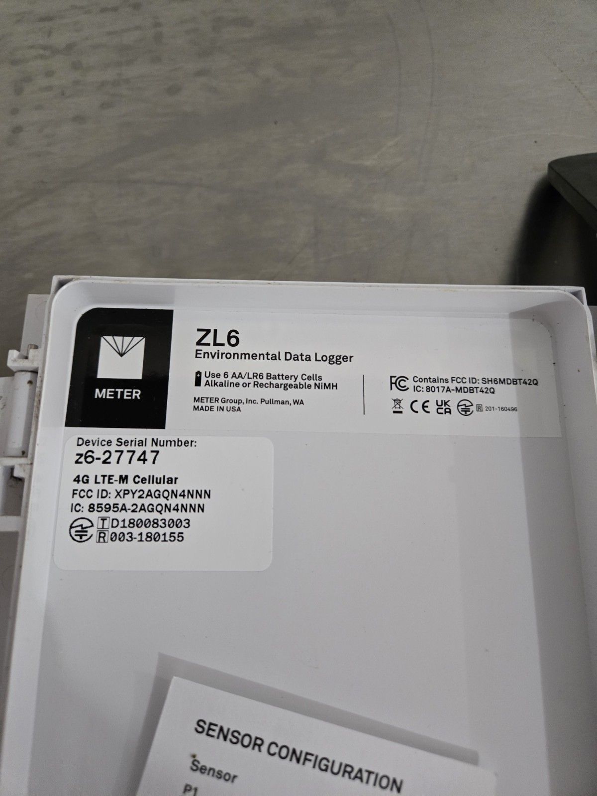 Meter Group ZL6 Advanced Cloud Data Logger for TEROS, ATMOS and PHYTOS Sensors*