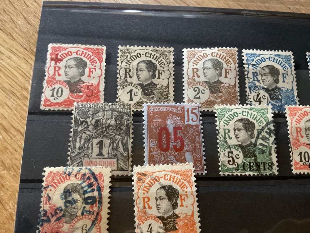 Indochina mounted mint or used stamps B2340