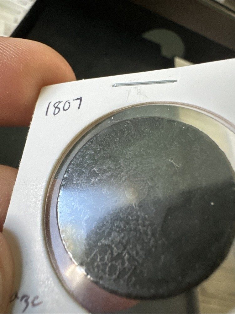 1807 Large Fraction Draped Bust Large Cent
