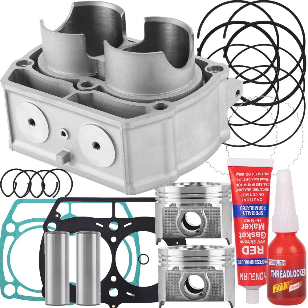 For Polaris Sportsman Ranger XP 700 Cylinder Pistons Gasket Top End Rebuild Kit