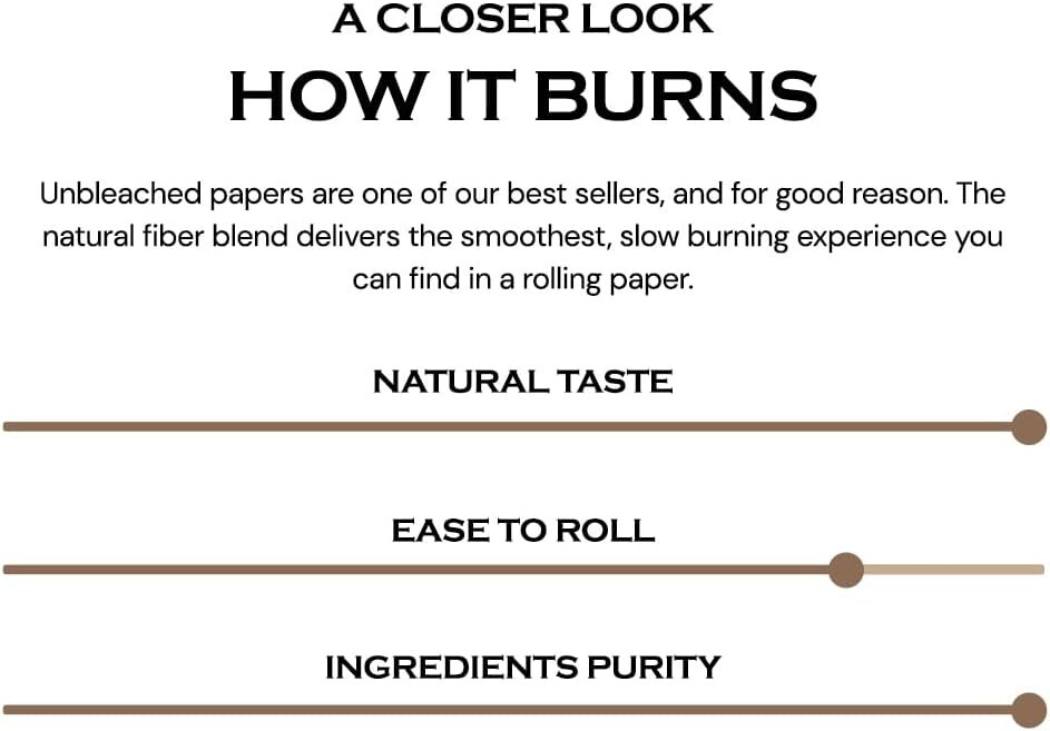 ZIG-ZAG King Rolling Papers Unbleached Carton (24-Pack) - 32 Papers Each Pack