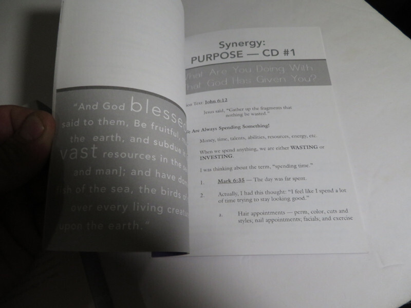Joyce Meyer Synergy purpose God's Plan DVD CD Book 3 Disc Set