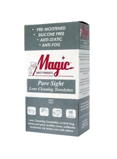 Magic Safety Lens Cleaning Towelettes Anti-fog & Anti-Stati 100/Box - MS93165