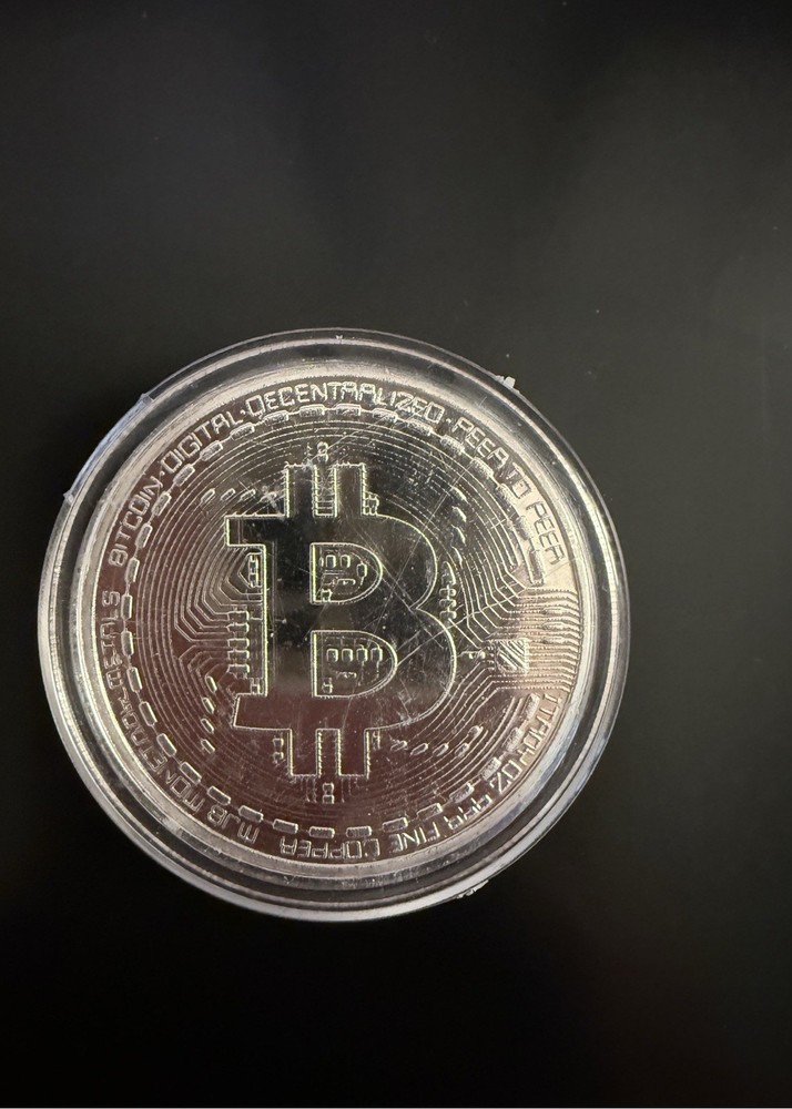 1oz Copper Bitcoin Round