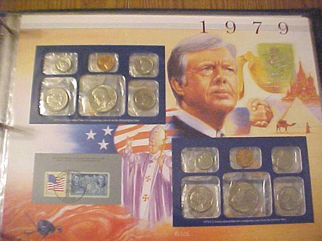 1979 P/D Uncirculated Mint Set - Postal Commemorative Society PCS