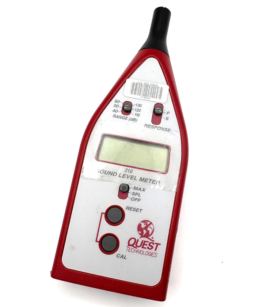 Quest Technologies Model 210 Sound Level Meter — Type 2 Precision Noise Meter