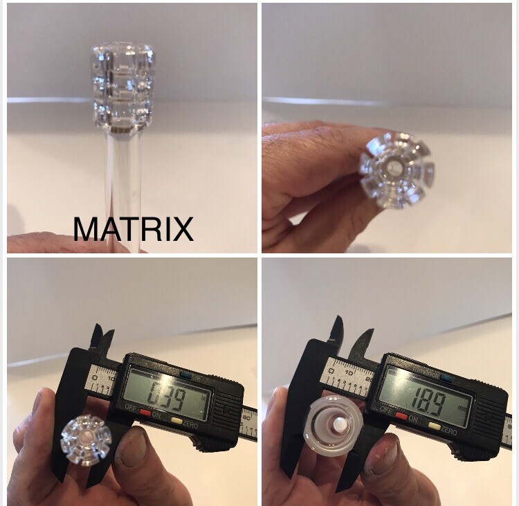 14mm Glass Downstem 45 Degree Curved Bent 3” 4” 5” 6” Inch Grommet Premium Perc