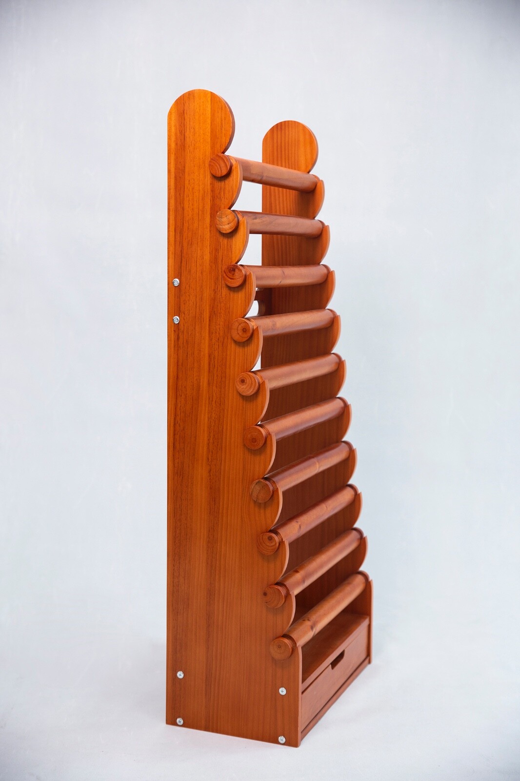 Giant 10 Tier Light Wood Bracelet & Bangles Display Stand Holder +Free Shipping